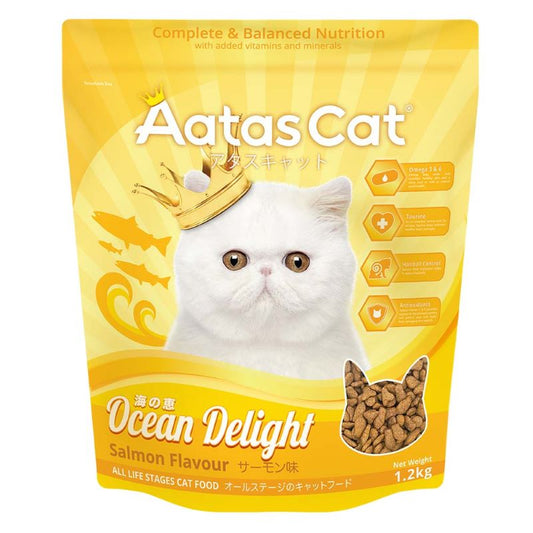 Aatas Cat Ocean Delight Adult Dry Cat Food (Salmon Flavour)