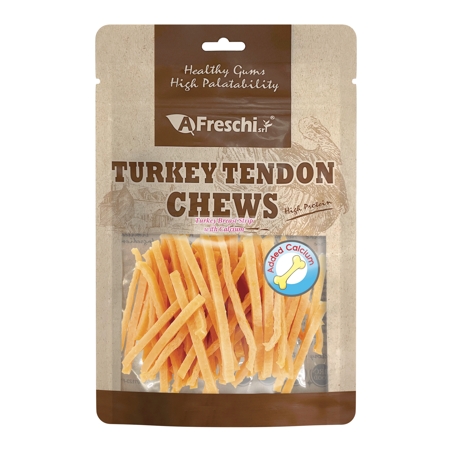Afreschi Turkey Breast Strip With Calcium 115g