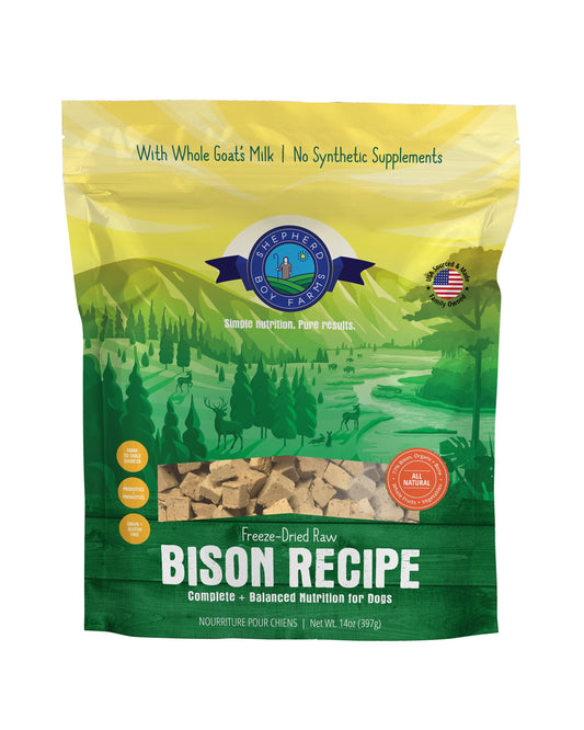 SBF Freeze Dried Bison Recipe 14oz