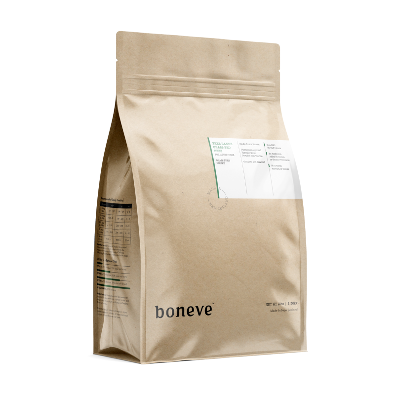 Boneve Earthmade Free Range Grass Fed Beef Grain Free Adult Dry Dog Food [3 Sizes]