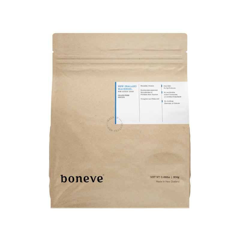 Boneve Earthmade New Zealand Mackerel Grain Free Adult Dry Dog Food [3 Sizes]