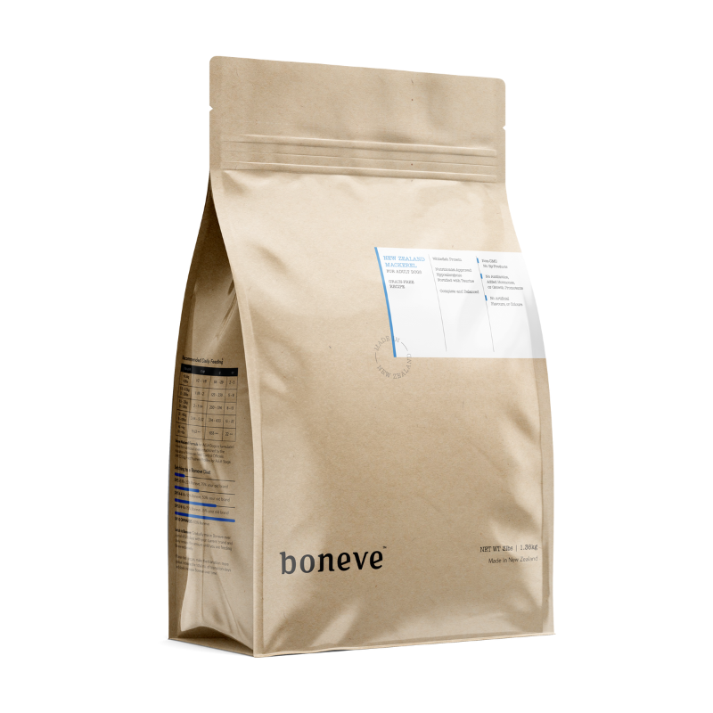 Boneve Earthmade New Zealand Mackerel Grain Free Adult Dry Dog Food [3 Sizes]