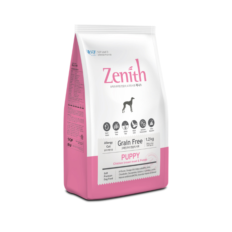 Bow Wow Zenith Soft Kibble Puppy Chicken & Potato Dry Dog Food - 1.2kg