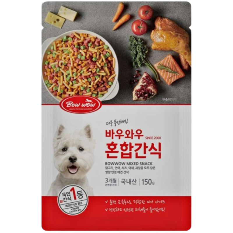 Bow Wow Mixed Snacks Dog Treat - [3 Sizes]
