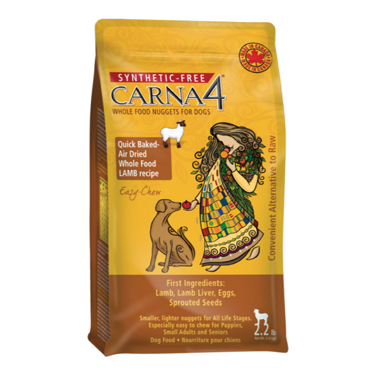 Carna4 Quick Baked Air Dried Nuggets 2.2lbs - Lamb