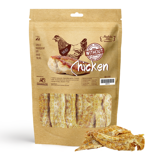 Absolute Bites Single Ingredient Air Dried Treats - Chicken Breast