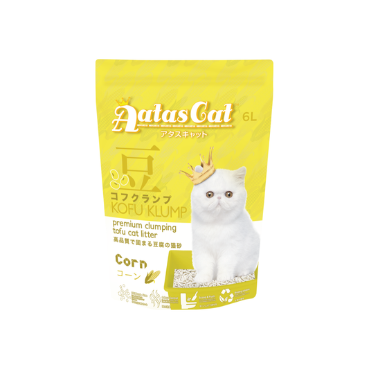 Aatas Cat Kofu Klump Tofu Cat Litter Corn 6L