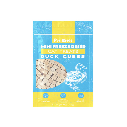 Pet Bites Mini Freeze Dried Duck Cubes 14g