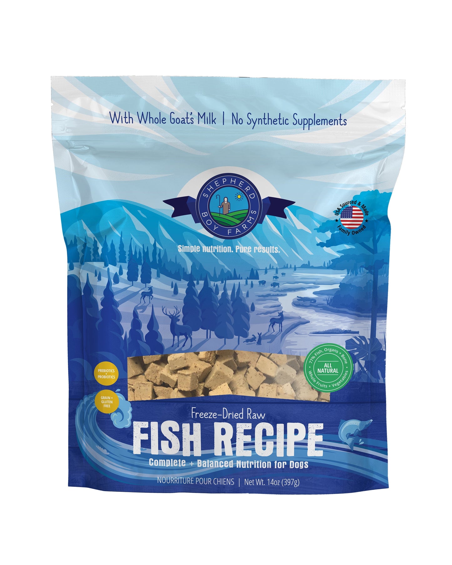 SBF Freeze Dried Fish Medley Receipe 14oz