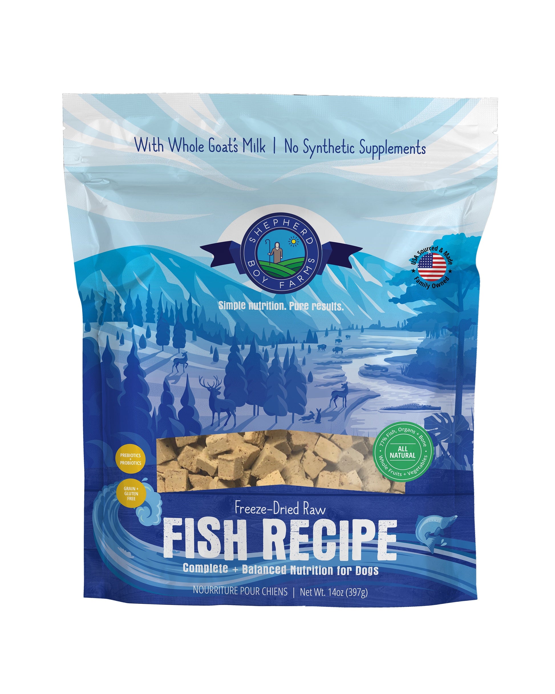 SBF Freeze Dried Fish Medley Receipe 14oz