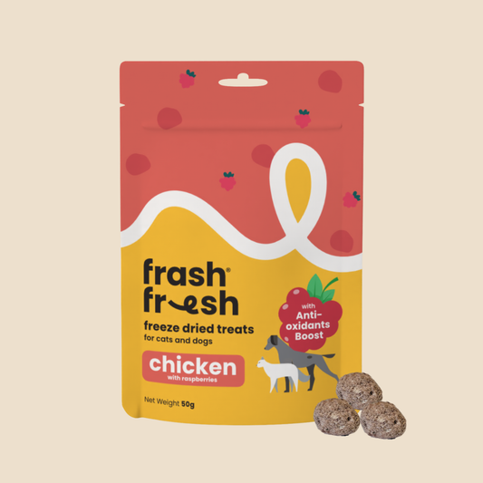 Frashfresh Freeze Dried Dog & Cat Treats (Chicken With Antioxidants Boost)