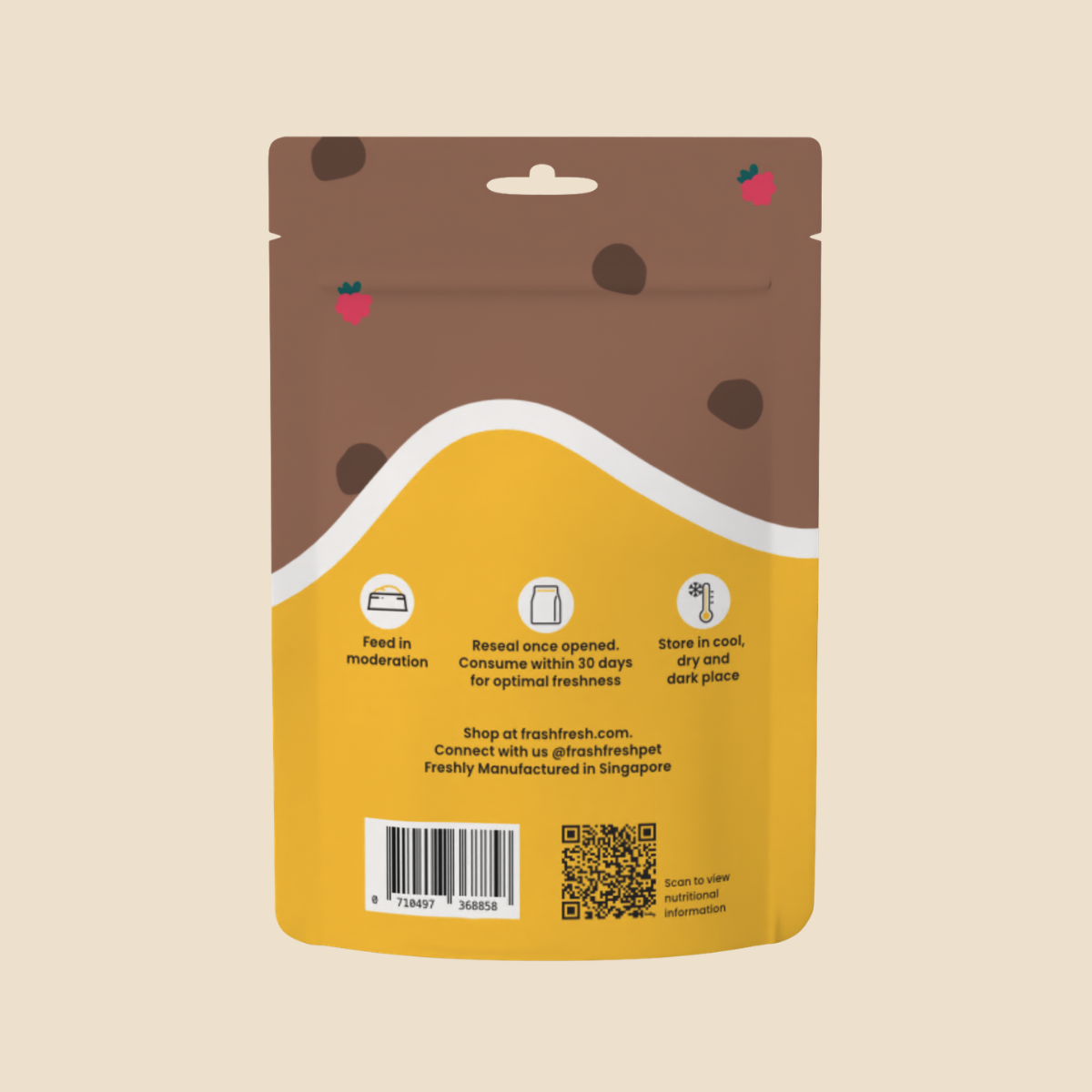 Frashfresh Freeze Dried Dog & Cat Treats (Pork With Antioxidants Boost)