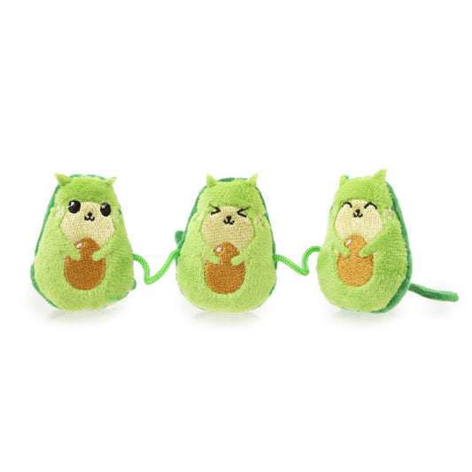FuzzYard Avocatos Plush Cat Toy