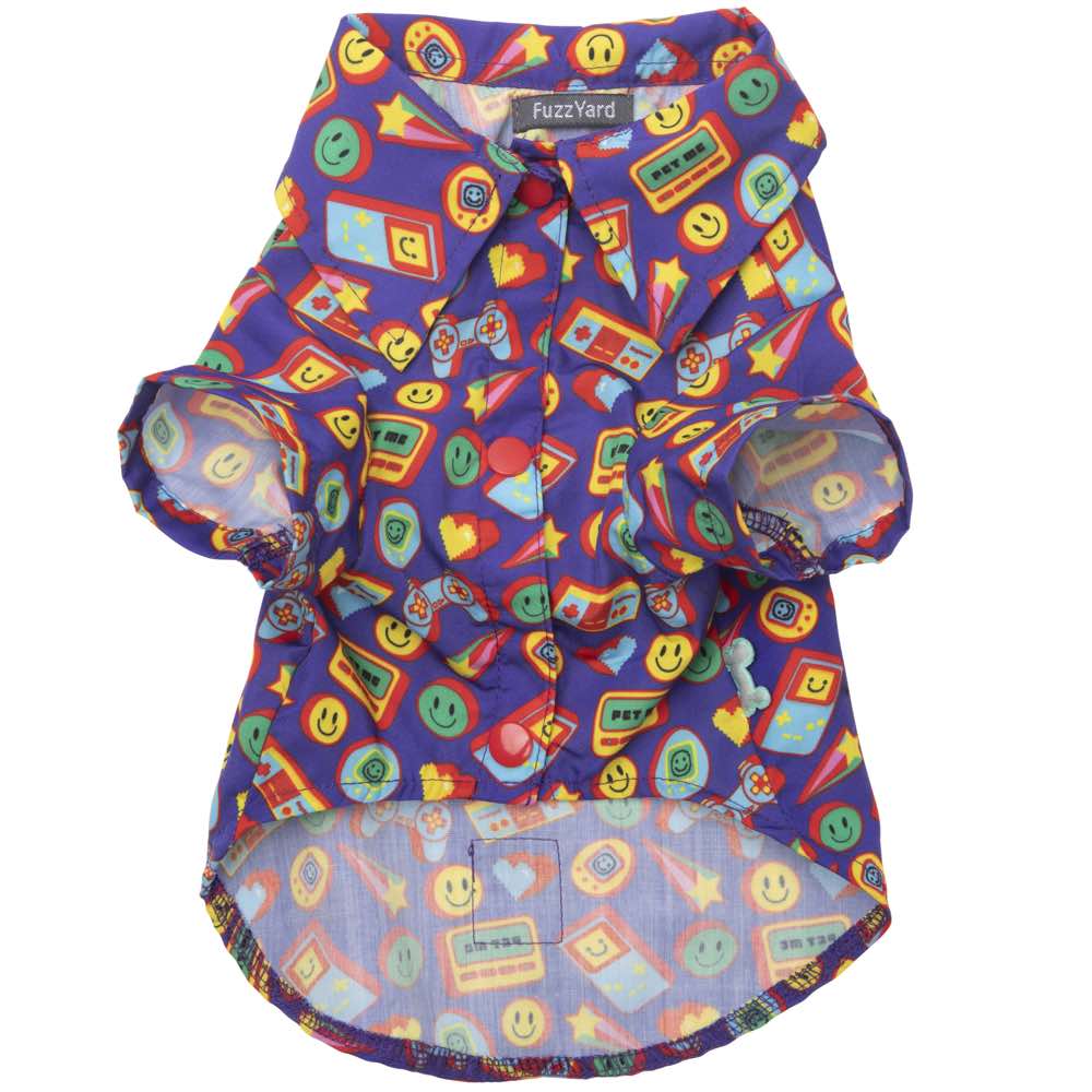 FuzzYard Button Up Shirt For Dogs (Highscore)