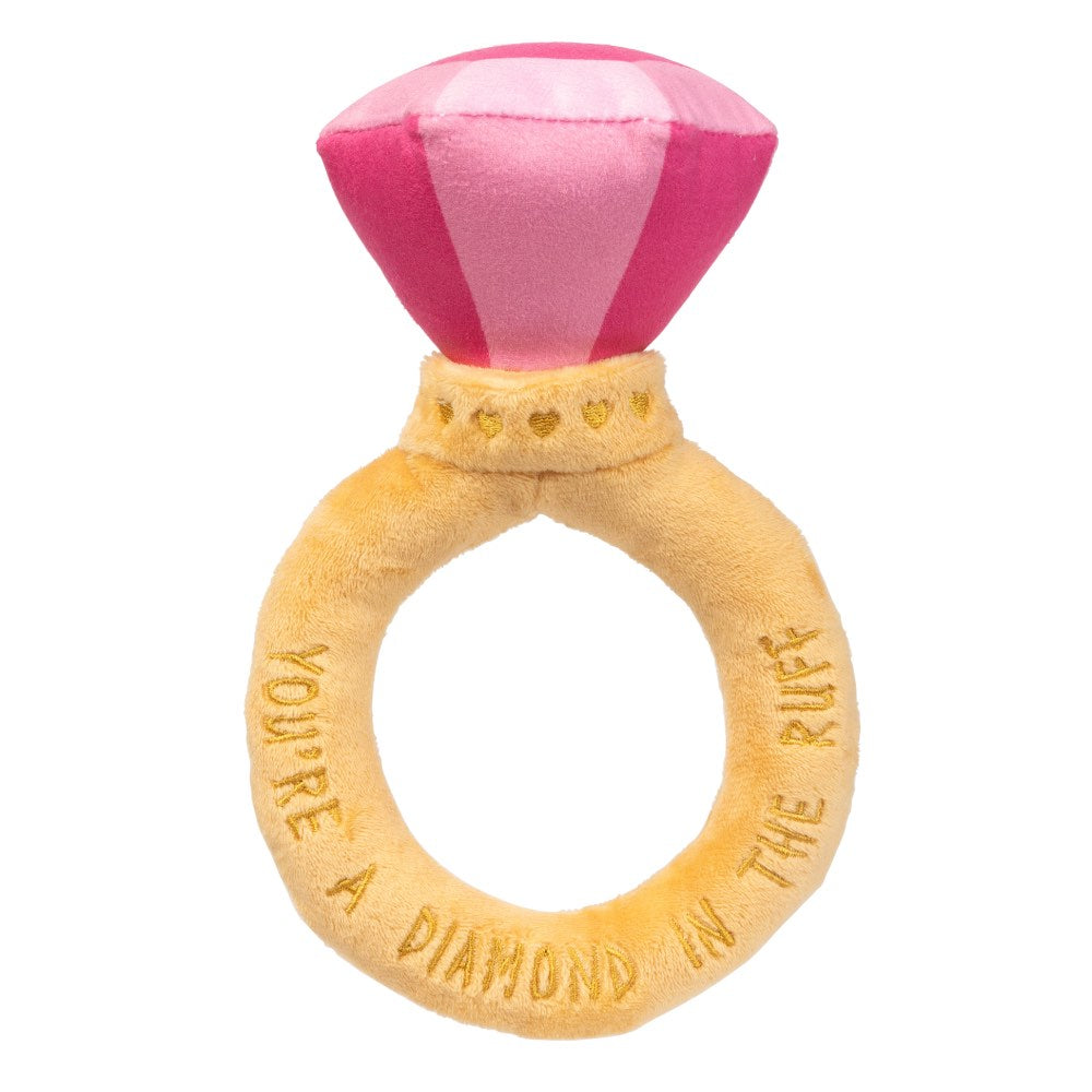 FuzzYard Diamond In The Ruff Ring Dog Toy