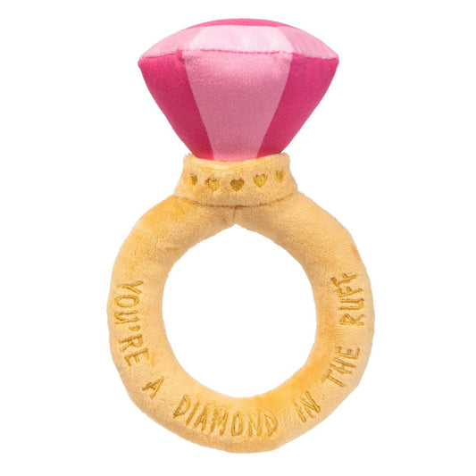 FuzzYard Diamond In The Ruff Ring Dog Toy