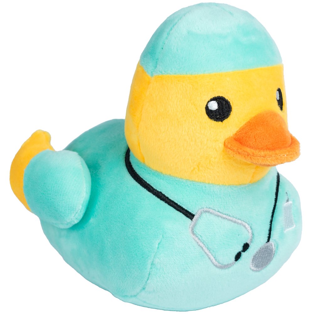 FuzzYard Ducktor Plush Dog Toy