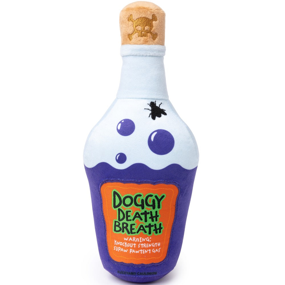 FuzzYard Halloween Doggy Death Breath Potion Plush Dog Toy