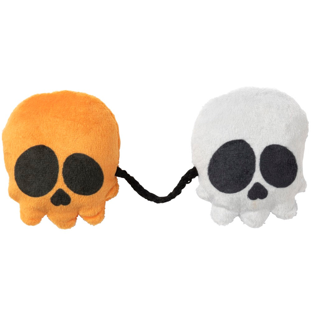 FuzzYard Meowloween Scully & Sully Skeleton String Cat Toy