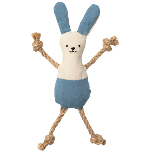 FuzzYard Life Cotton Bunny Plush Cat Toy (French Blue)