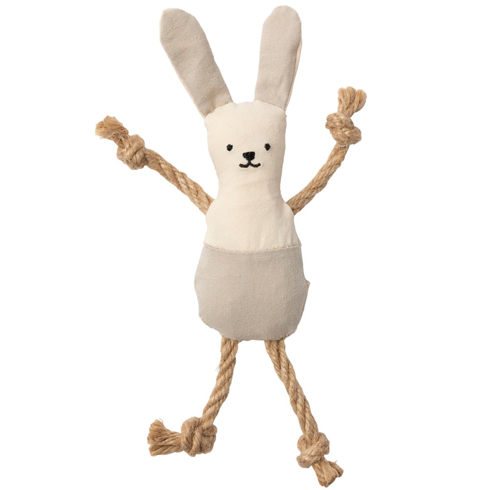 FuzzYard Life Cotton Bunny Plush Cat Toy (Sandstone)