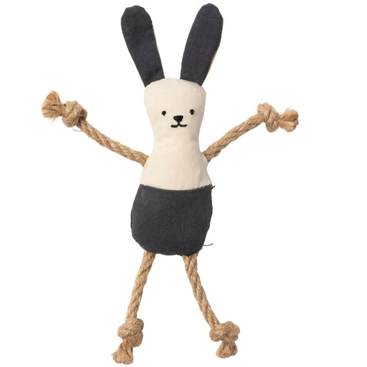 FuzzYard Life Cotton Bunny Plush Cat Toy (Slate Grey)