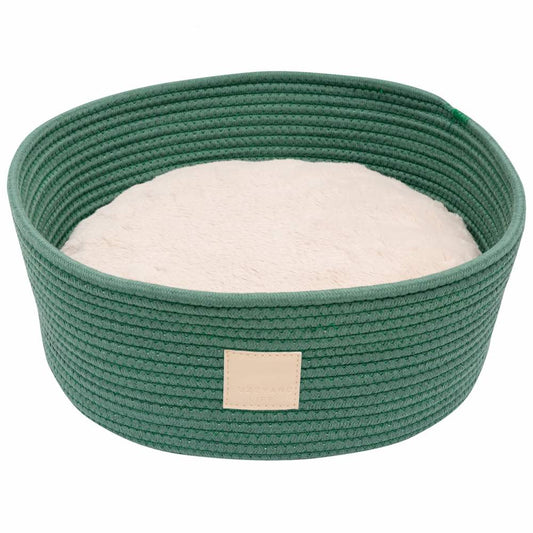 FuzzYard Life Rope Basket Pet Bed (Myrtle Green)