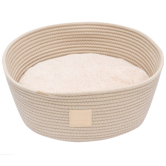 FuzzYard Life Rope Basket Pet Bed (Sandstone)