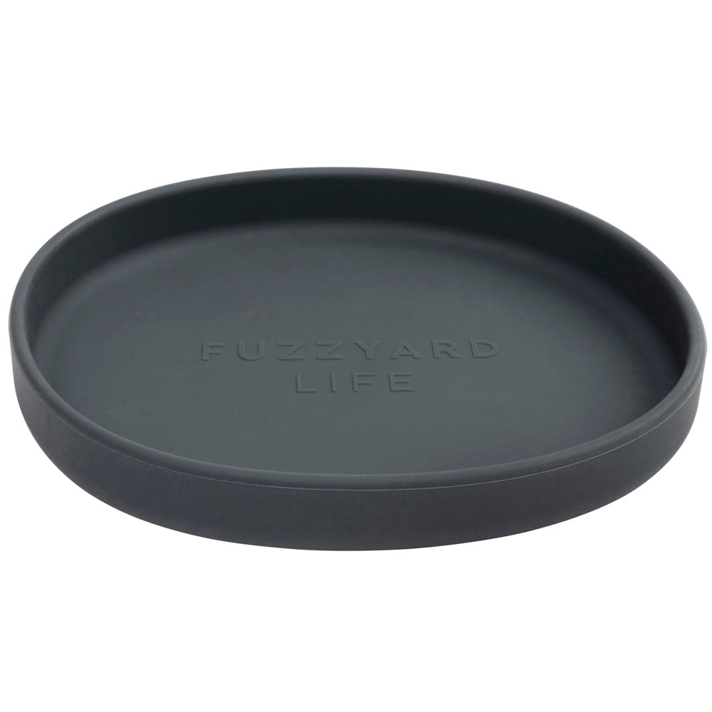 FuzzYard Life Silicone Dish Cat Bowl (Slate Grey)