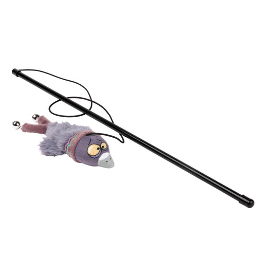 FuzzYard Peace Out Pigeon Stick Cat Toy