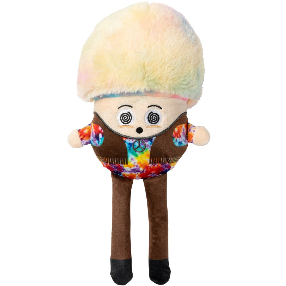 FuzzYard Rainbow Mushroom Plush Dog Toy