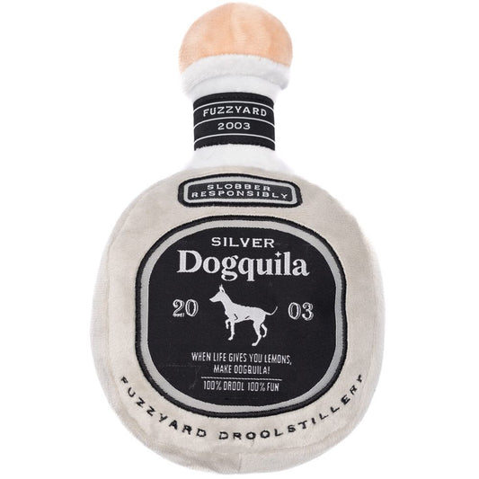 FuzzYard Silver Dogquila Plush Dog Toy