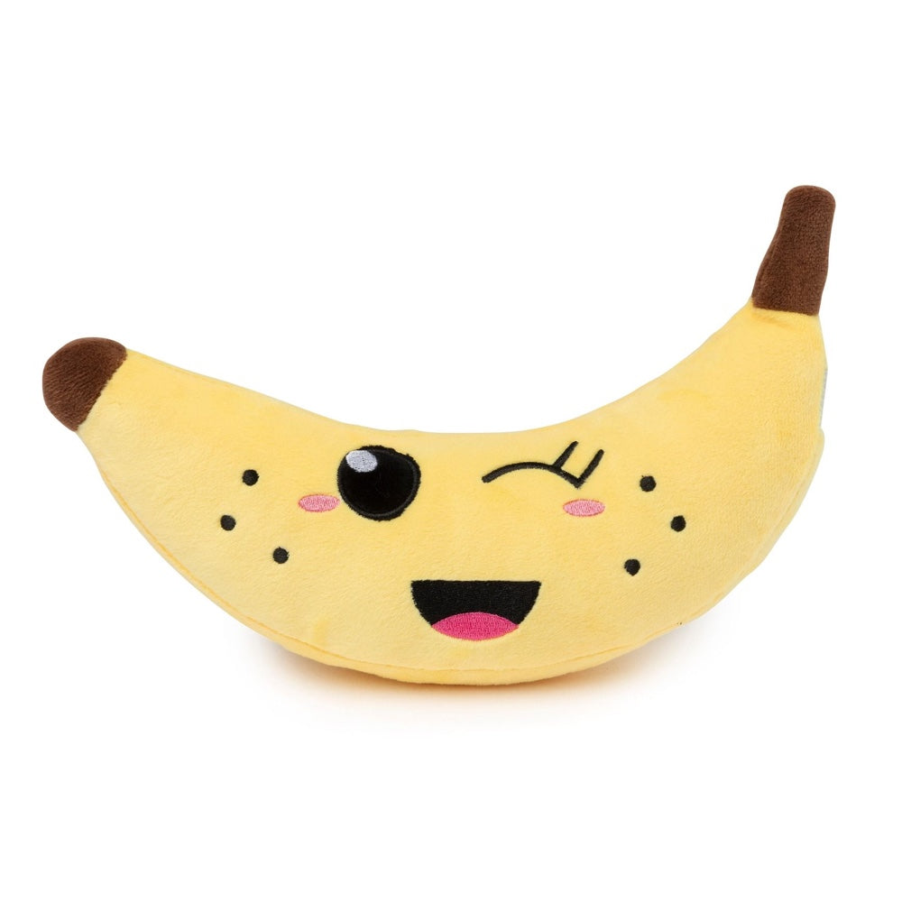 FuzzYard Winky Banana Plush Dog Toy