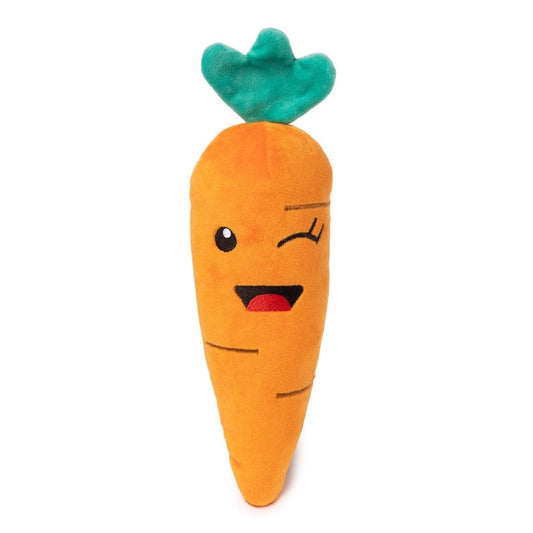 FuzzYard Winky Carrot Plush Dog Toy