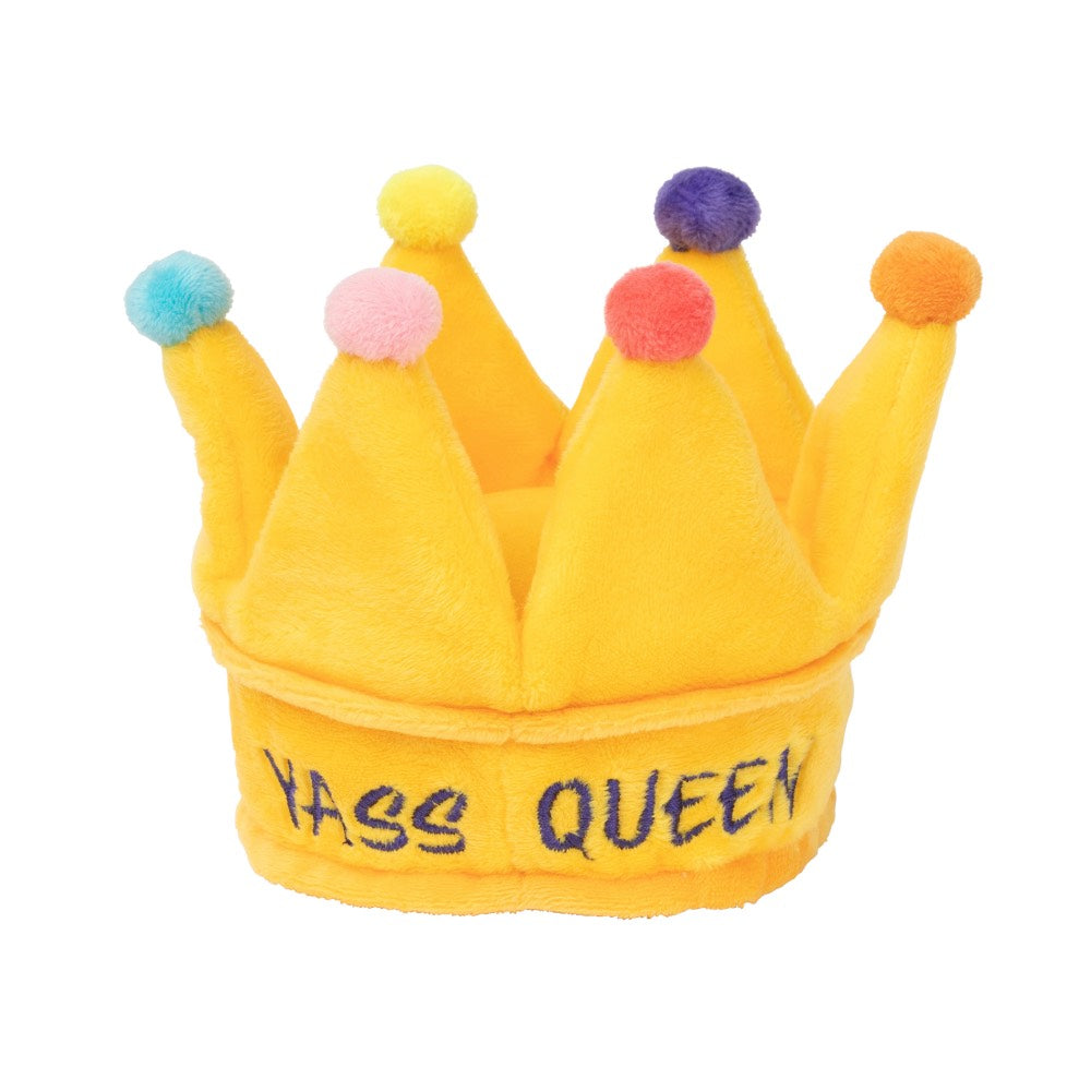 FuzzYard Yass Queen Crown Dog Toy