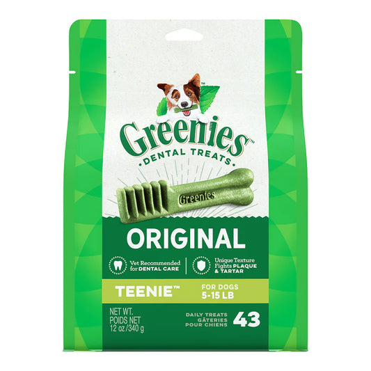 GREENIES Dog Treats for Dental Care Original Teenie 85g/170g/340g
