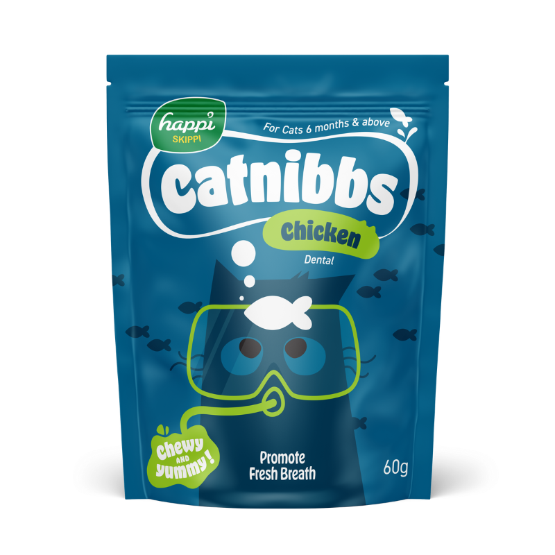 Happi Skippi Catnibbs Chicken Cat Treats - 60g