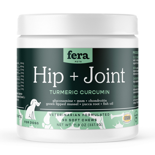 Fera Pet Organics Hip + Joint Dog Supplement Chews 90ct