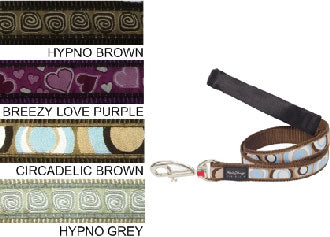 Red Dingo Lead Circadelic Brown Design Large