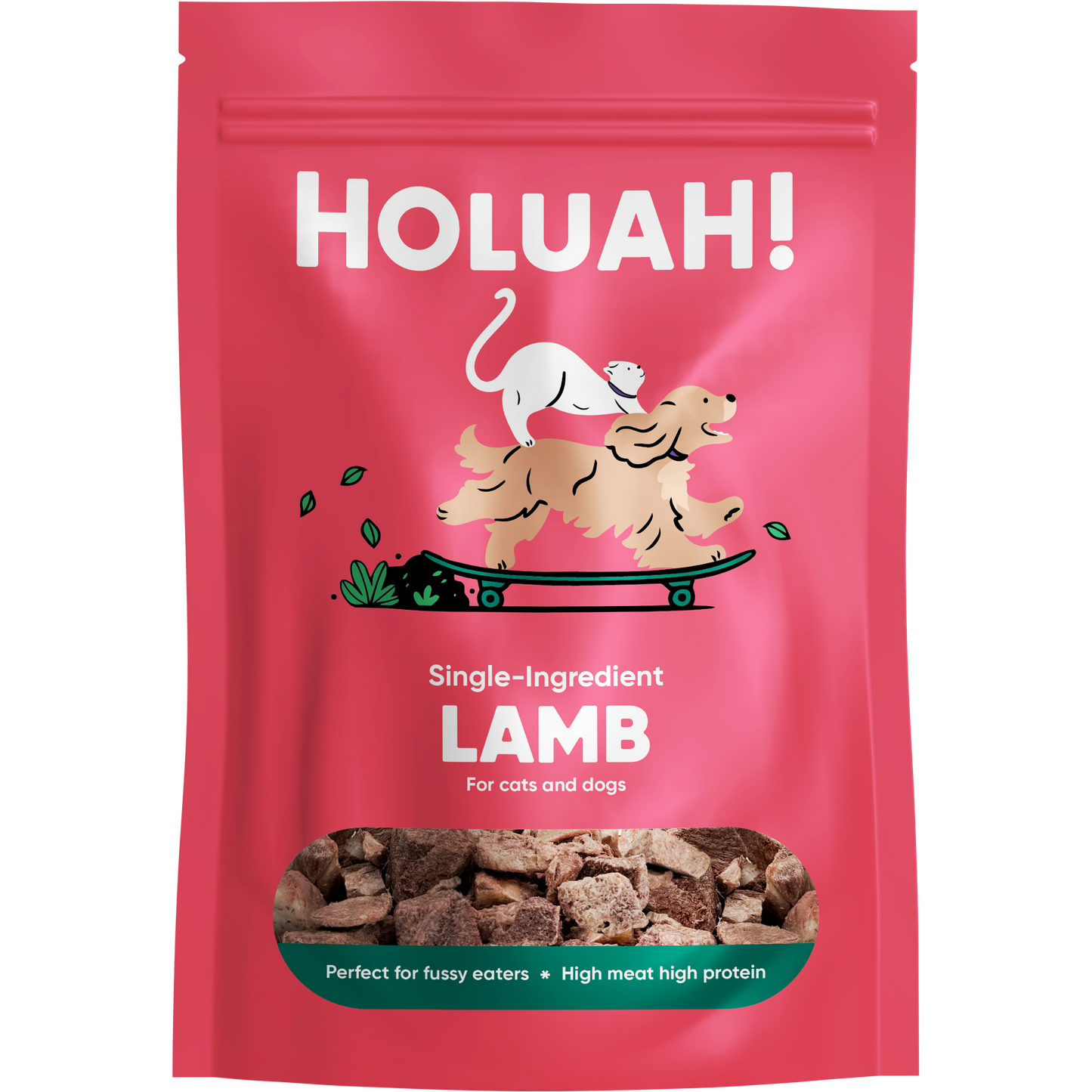 Holuah! Freeze Dried Lamb Cats & Dogs Treats 70g