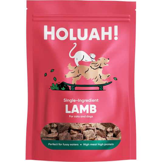 Holuah! Freeze Dried Lamb Cats & Dogs Treats 70g