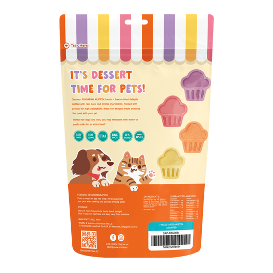 SingAPaw Freeze-Dried MuffinAssorted