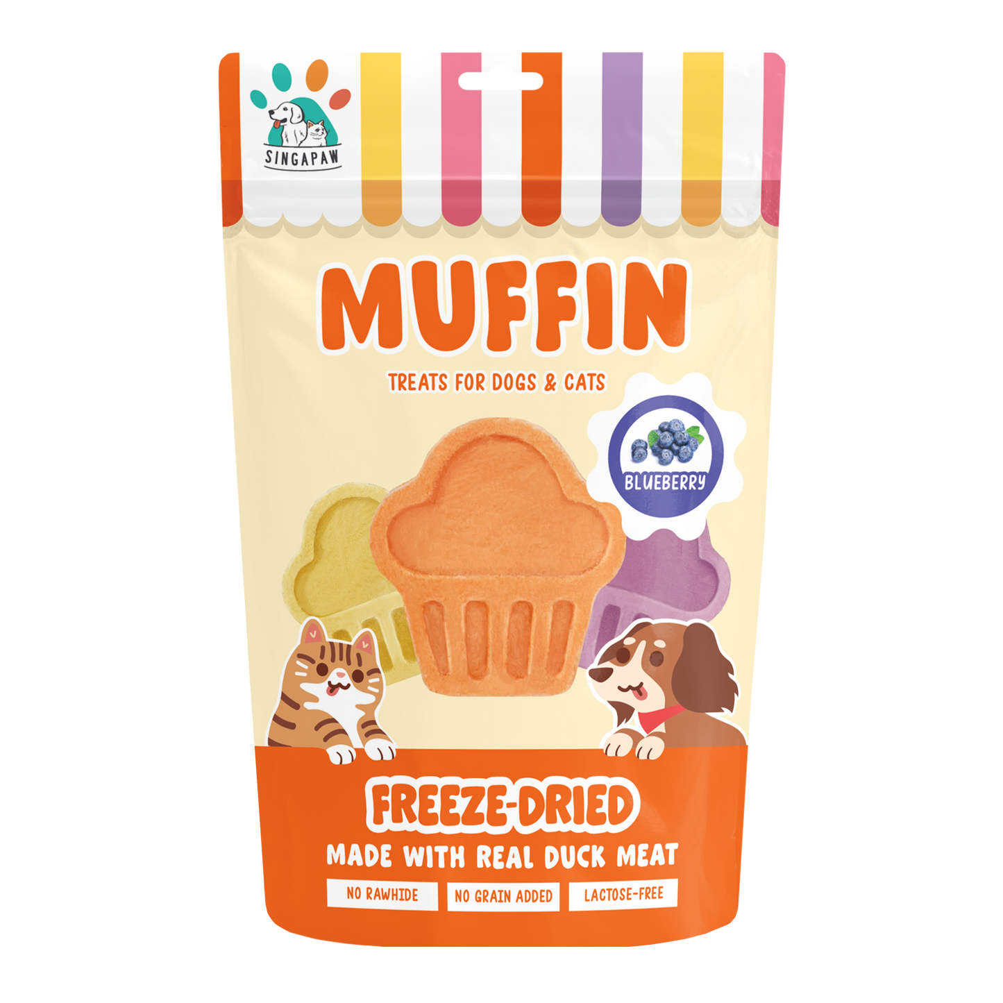 SingAPaw Freeze-Dried Muffin Blueberry