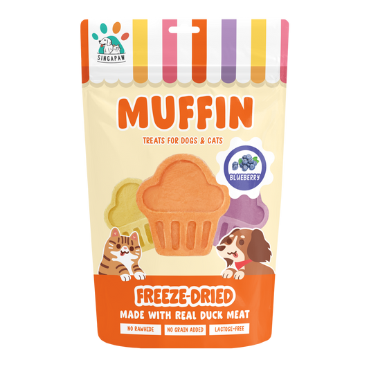 SingAPaw Freeze-Dried Muffin Blueberry