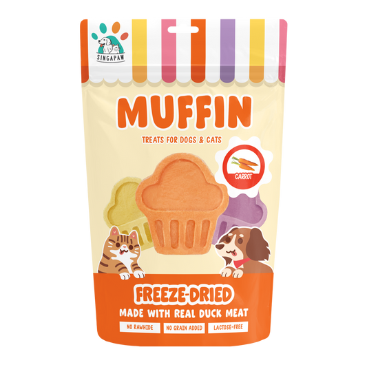 SingAPaw Freeze-Dried Muffin Carrot