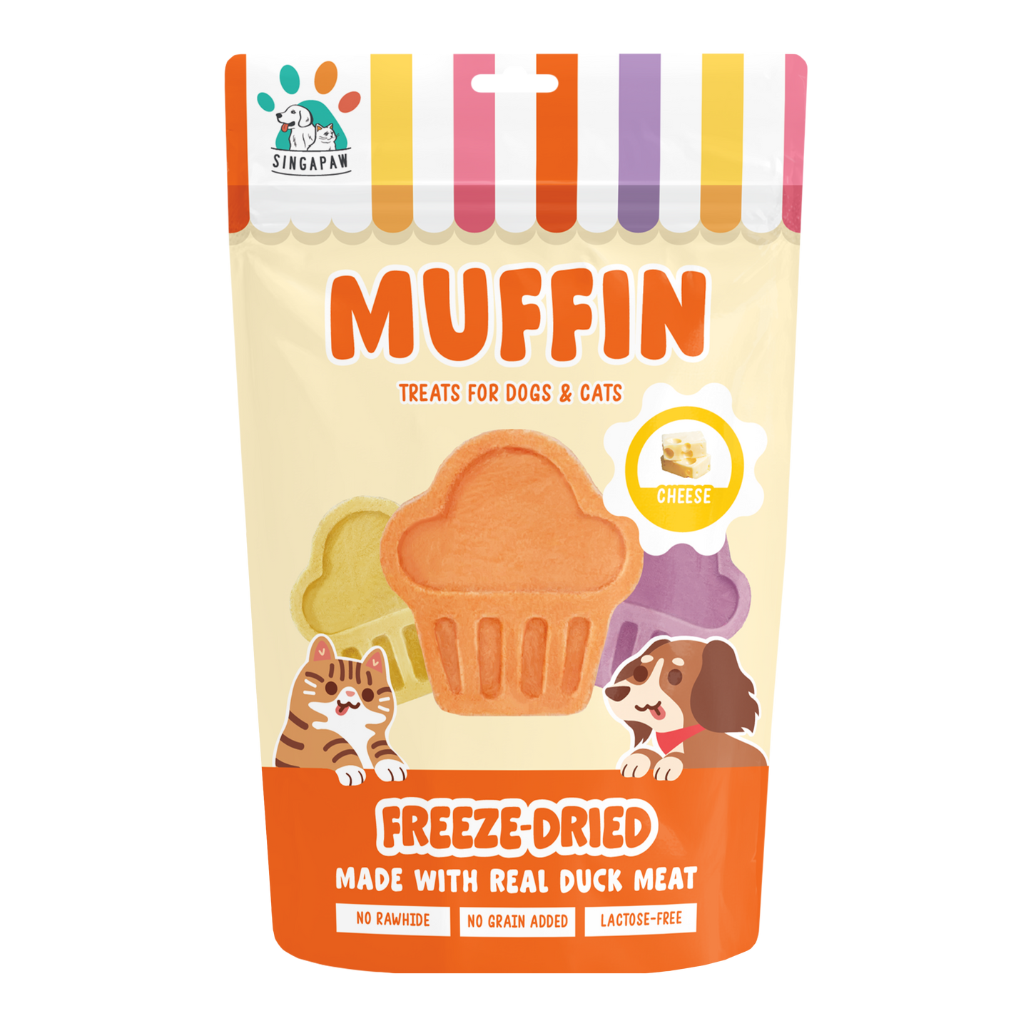SingAPaw Freeze-Dried Muffin Cheese