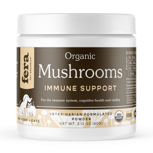 Fera Pet Organics Organic Mushroom Blend for Immune Support