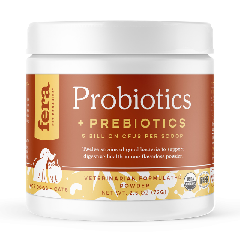 Fera Pet Organic Probiotics with Prebiotics for Dogs & Cats