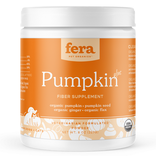 Fera Pet Organics Organic Pumpkin Plus for Gut Support for Dogs and Cats
