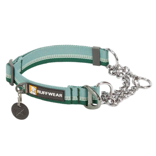 Ruffwear Chain Reaction Reflective Martingale Dog Collar (River Rock Green)
